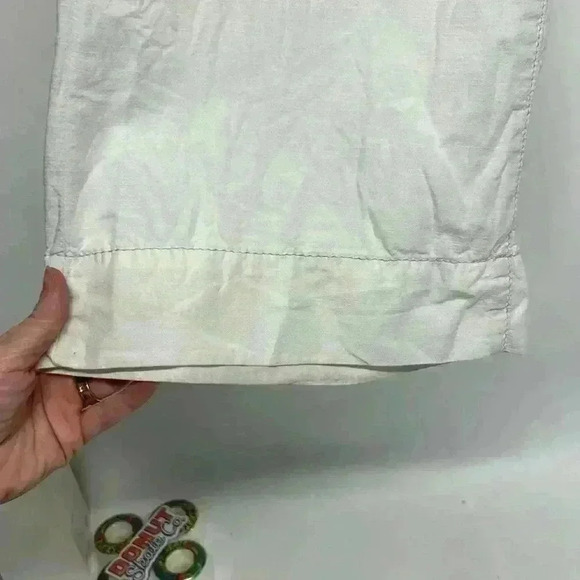 Pilcro size 29 white 100% cotton straight leg pants Anthropologie - Picture 3 of 11